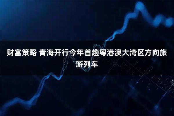 财富策略 青海开行今年首趟粤港澳大湾区方向旅游列车