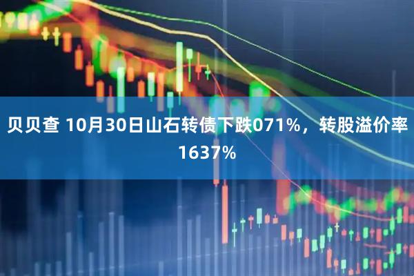 贝贝查 10月30日山石转债下跌071%,转股溢价率1637%